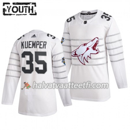 Lasten NHL Arizona Coyotes Pelipaita Darcy Kuemper 35 Valkoinen 2020 NHL All-Star Adidas Authentic Lasten NHL Arizona Coyotes Pelipaita Darcy Kuemper 35 Valkoinen 2020 NHL All-Star Adidas Authentic